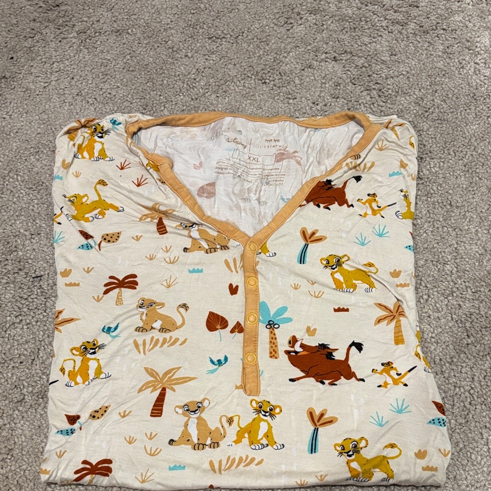 Little Sleepies Lion King Short Sleeve PJ Top